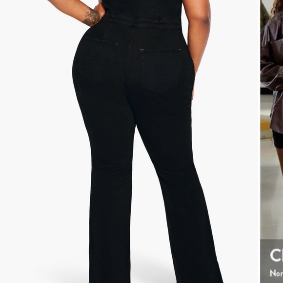 Good American twill lace up utility jumpsuits size m NWT - Picture 16 of 16